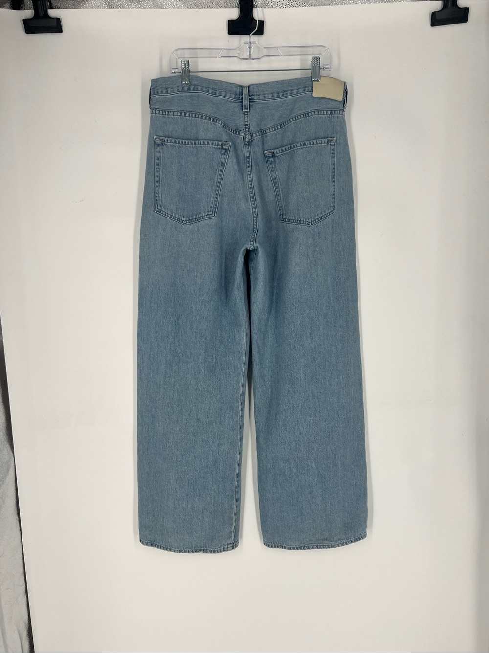 Citizens of Humanity Brynn Light Wash Drawstring Straight Leg Denim Jeans 31 - Picture 8 of 12